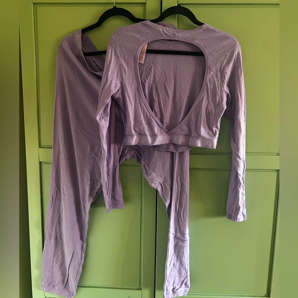 Matching plus size pajama set